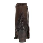 Bota Texana Country De Cano Curto Snaker Cor Café