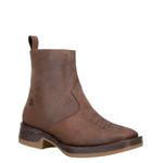 Botina Texana Masculina De Cano Alto Com Zíper