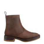 Botina Texana Masculina De Cano Alto Com Zíper