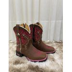 Bota Texana em Couro Tribal com cinto