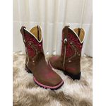 Bota Texana em Couro Tribal com cinto