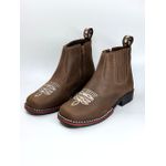 Botina Oliveira - Infantil - Crazy Horse Trufle 