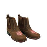 Botina Oliveira - Infantil - Crazy Horse Trufle 