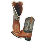 Bota 10.021 Fóssil Tabaco / Anilina Preta 