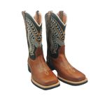 Bota 10.021 Fóssil Tabaco / Anilina Preta 