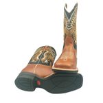 Bota 10.021 Fóssil Tabaco / Anilina Preta 