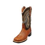 Bota 10.021 fóssil tabaco / marrom nobuk