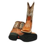Bota 10.021 fóssil tabaco / marrom nobuk