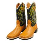 Bota 10.021 jac. yellow-anilina preta