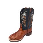 Bota Oliveira - Infantil - Anaconda Castanho/ Preto Anilina 