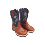Bota Oliveira - Infantil - Fóssil Tabaco / Azul