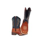 Bota Oliveira - Infantil - Fóssil Tabaco / Azul