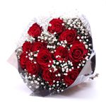 Buque 12 rosas red