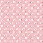 Tecido Tricoline Mini Primavera - Rosa