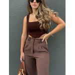 Cropped Becca - Marrom cacau