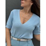 Blusa Caroline - Azul Bebe