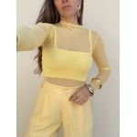 Blusa Antonella - Amarelo Manteiga 