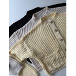 Cardigan Gio - Amarelo Manteiga