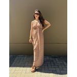 Vestido Flower - Marrom