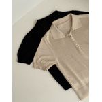 Blusa Polo Leda - Preta