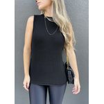 Blusa Francesca Alongada - Preta 