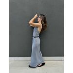 Vestido Zion - Cinza 