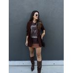 T-shirt Boho - Marrom
