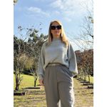 Tricot Leona - Cinza