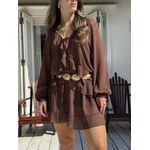 Vestido Sierra - Marrom 