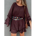 Vestido Gio - Marrom