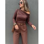 Blusa Maite - Marrom