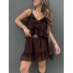 Vestido Veronica - Marrom