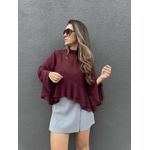 Blusa Marfa - Merlot