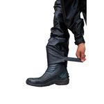 Capa De Chuva Moto Motoqueiro Motociclista Pioneira PVC Pop Unissex Gola