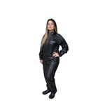 Capa De Chuva Moto Motoqueiro Motociclista Pioneira PVC Pop Unissex Gola