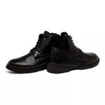 Bota Masculina Coturno BX66 em Couro - Preto