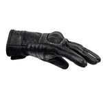 LUVA MOTOCICLISTA TEXX COURO LIBERTY PRETA