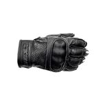 LUVA MOTOCICLISTA TEXX COURO LIBERTY PRETA