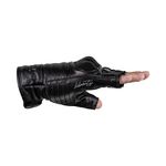 LUVA TEXX MOTOCICLISTA LIBERTY MEIO DEDO PRETA