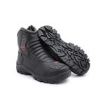 Bota Motociclista Couro Legitimo Cano Baixo Bell Boots Preta 