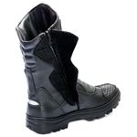 Bota Motociclista Couro Legitimo Cano Alto BOX66 Ptrto