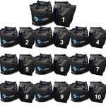 Kit 10 caneleiras de peso 1kg a 10kg par | iniciativa fitness