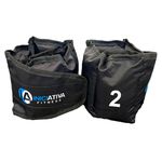 Kit treino em casa - colchonete + par de caneleira 2kg + par de halter 2kg | iniciativa fitness