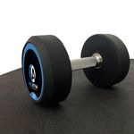 Kit dumbbell 12 a 30kg topcolor vulcanizado monobloco par