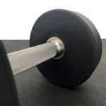 Kit dumbbell 12 a 30kg topcolor vulcanizado monobloco par