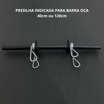 Presilha 25mm espiral para barra de musculação 2 voltas 1 polegada
