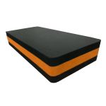 Kit 30 step eva 90 x 30 x 15 laranja iniciativa fitness 