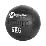WALL BALL 14LB / 6KG - PRETA | INICIATIVA FITNESS