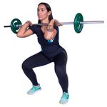 Anilha emborrachada 15kg | iniciativa fitness