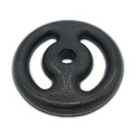 Kit 20kg 4 anilhas pintadas de 5kg 33mm